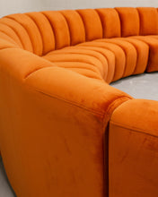 Load image into Gallery viewer, Burnt Orange Chic Circle Sofa