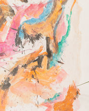 Load image into Gallery viewer, Pink Turquoise Browns Abstract Contemporary