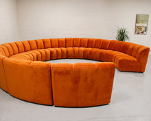 Load image into Gallery viewer, Burnt Orange Chic Circle Sofa