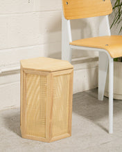 Load image into Gallery viewer, Hexagon Small Rattan Table with Removable Top
