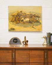 Load image into Gallery viewer, Barnyard Horse Oil Painting