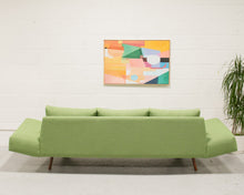 Load image into Gallery viewer, Adrian Pearsall Style Gondola Armless Sofa in Green