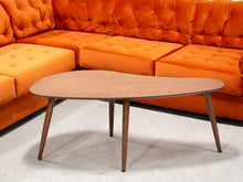 Load image into Gallery viewer, Walnut Boomerang Coffee Table