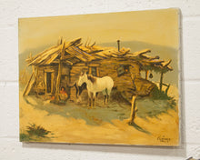 Load image into Gallery viewer, Barnyard Horse Oil Painting
