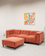 Load image into Gallery viewer, 4 Piece Chelsea Sofa in Paprika (Ottoman)