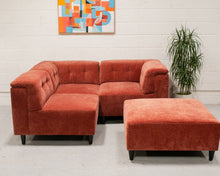 Load image into Gallery viewer, 4 Piece Chelsea Sofa in Paprika (Ottoman)