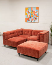Load image into Gallery viewer, 4 Piece Chelsea Sofa in Paprika (Ottoman)
