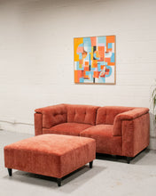 Load image into Gallery viewer, 3 Piece Chelsea Sofa in Paprika (Ottoman)