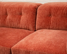 Load image into Gallery viewer, 3 Piece Chelsea Sofa in Paprika (Ottoman)