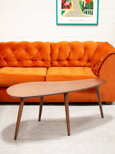 Load image into Gallery viewer, Walnut Boomerang Coffee Table