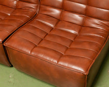 Load image into Gallery viewer, 2 Piece Juno in Recycled Leather Loveseat