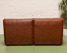 Load image into Gallery viewer, 2 Piece Juno in Recycled Leather Loveseat