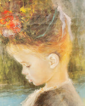 Load image into Gallery viewer, Little Girl Child Oil Painting