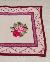 Load image into Gallery viewer, Roses Runner Rug Needlepoint