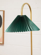 Load image into Gallery viewer, Green Pleated Villa Floor Lamp