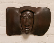 Load image into Gallery viewer, Tribal Ceramic Metallic Glazed Mask