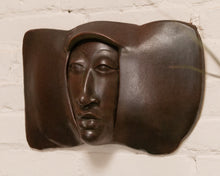 Load image into Gallery viewer, Tribal Ceramic Metallic Glazed Mask