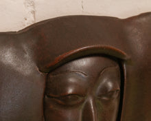 Load image into Gallery viewer, Tribal Ceramic Metallic Glazed Mask