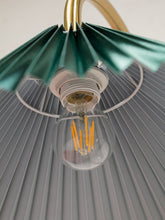 Load image into Gallery viewer, Green Pleated Villa Floor Lamp