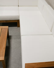 Load image into Gallery viewer, Mareena Outdoor Teak Sectional Sofa with Coffee Table