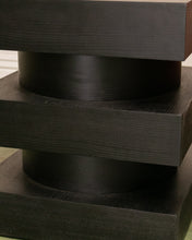 Load image into Gallery viewer, Black Stacked Square Side Table