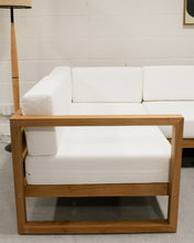 Load image into Gallery viewer, Mareena Outdoor Teak Sectional Sofa with Coffee Table