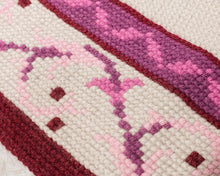 Load image into Gallery viewer, Roses Runner Rug Needlepoint