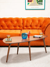 Load image into Gallery viewer, Walnut Boomerang Coffee Table