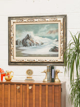 Load image into Gallery viewer, Vintage Oil Painting Seascape Crashing Water