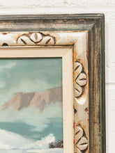 Load image into Gallery viewer, Vintage Oil Painting Seascape Crashing Water