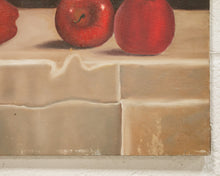 Load image into Gallery viewer, Apples on a Silk Table Oil Painting