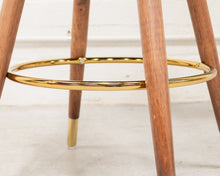 Load image into Gallery viewer, Old Saloon Style Green Bar Stool