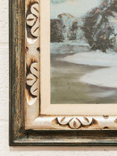 Load image into Gallery viewer, Vintage Oil Painting Seascape Crashing Water