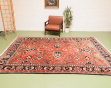 Load image into Gallery viewer, Persian Antique Rug with Black Borders