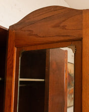 Load image into Gallery viewer, Tiger Wood Oak Art Deco Armoire Wardrobe