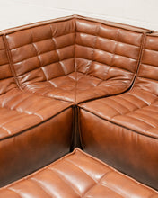 Load image into Gallery viewer, Recycled Leather 5 Piece Juno Sofa
