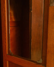 Load image into Gallery viewer, Tiger Wood Oak Art Deco Armoire Wardrobe