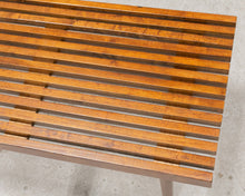 Load image into Gallery viewer, Melanie Slat Coffee Table Bench