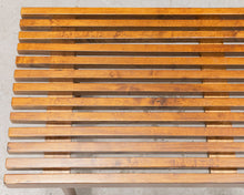 Load image into Gallery viewer, Melanie Slat Coffee Table Bench