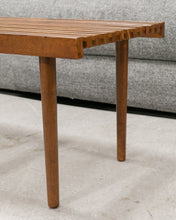 Load image into Gallery viewer, Melanie Slat Coffee Table Bench