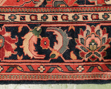 Load image into Gallery viewer, Persian Antique Rug with Black Borders