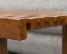 Load image into Gallery viewer, Melanie Slat Coffee Table Bench
