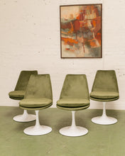 Load image into Gallery viewer, Olive Green Daisy Chair with White Base