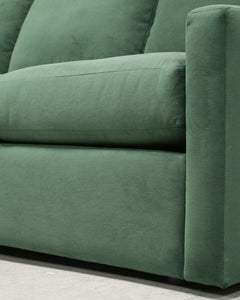 Hauser Sectional Sofa in Bella Hunter Green