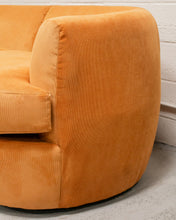 Load image into Gallery viewer, Charlotte Sofa in Parallel/Tobacco