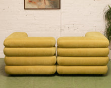 Load image into Gallery viewer, Elodie 2 Piece Modular Sectional Loveseat in Dijon Mustard