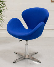 Load image into Gallery viewer, Blue Swan Chair