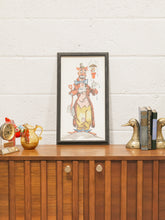 Load image into Gallery viewer, Vintage Folk Art Clown Circus Painting Carnival Early Gardening