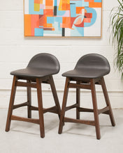 Load image into Gallery viewer, Delilah Black Counter Stool
