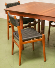 Load image into Gallery viewer, Black Woven and Wood Dining Chair